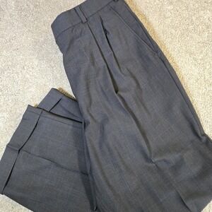 Brooks Brothers 346 Stretch Wool Blend Dress Pants Men's 36x31 Dark Gray